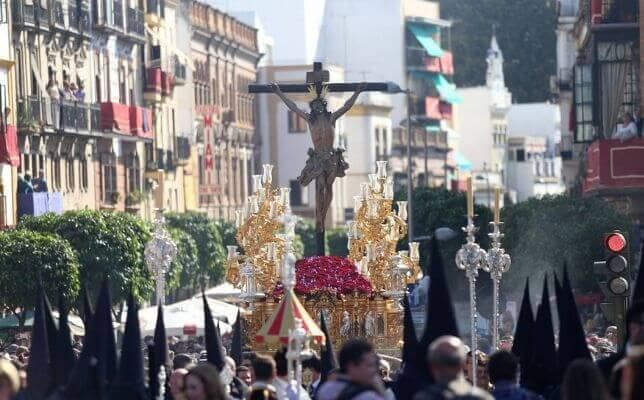 El Cachorro en el Viernes Santo de la Semana Santa de Sevilla. Foto: Rocío Ruz