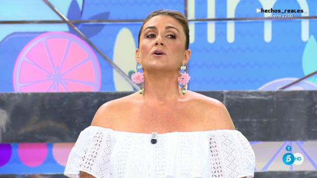 Carlota Corredera pidiendo disculpas tras su escatológico desliz