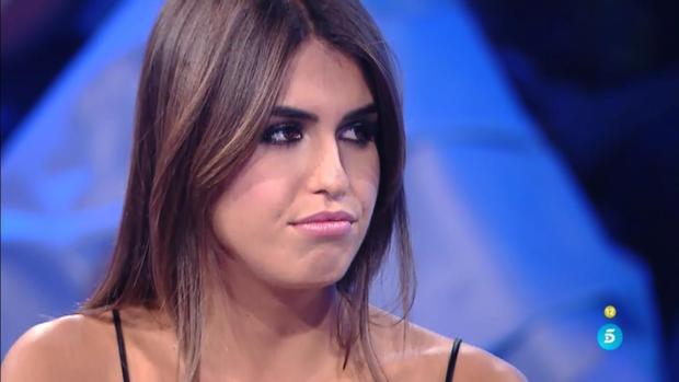 Sofía Suescun en el plató de «Volverte a ver»