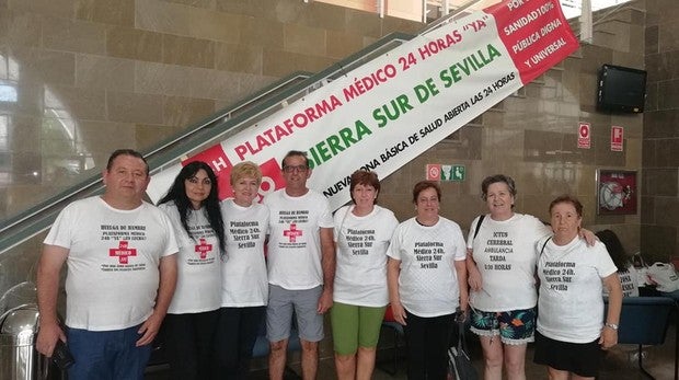 Componentes de la plataforma encerrados en el hospital