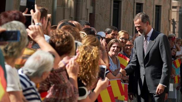 El Rey Felipe VI, esta misma semana, en un acto en Ávila