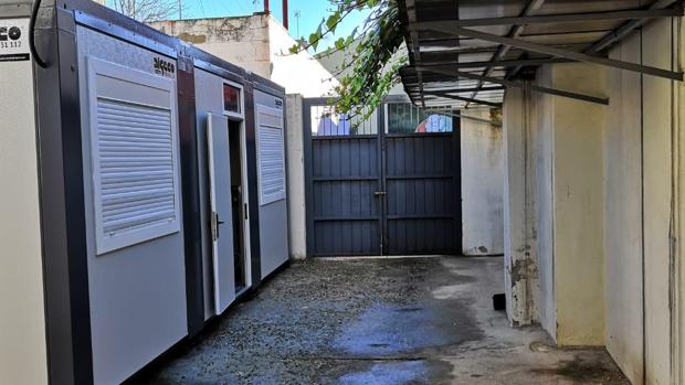 Las caracaolas donde se ha instalado el nuevo juzgado
