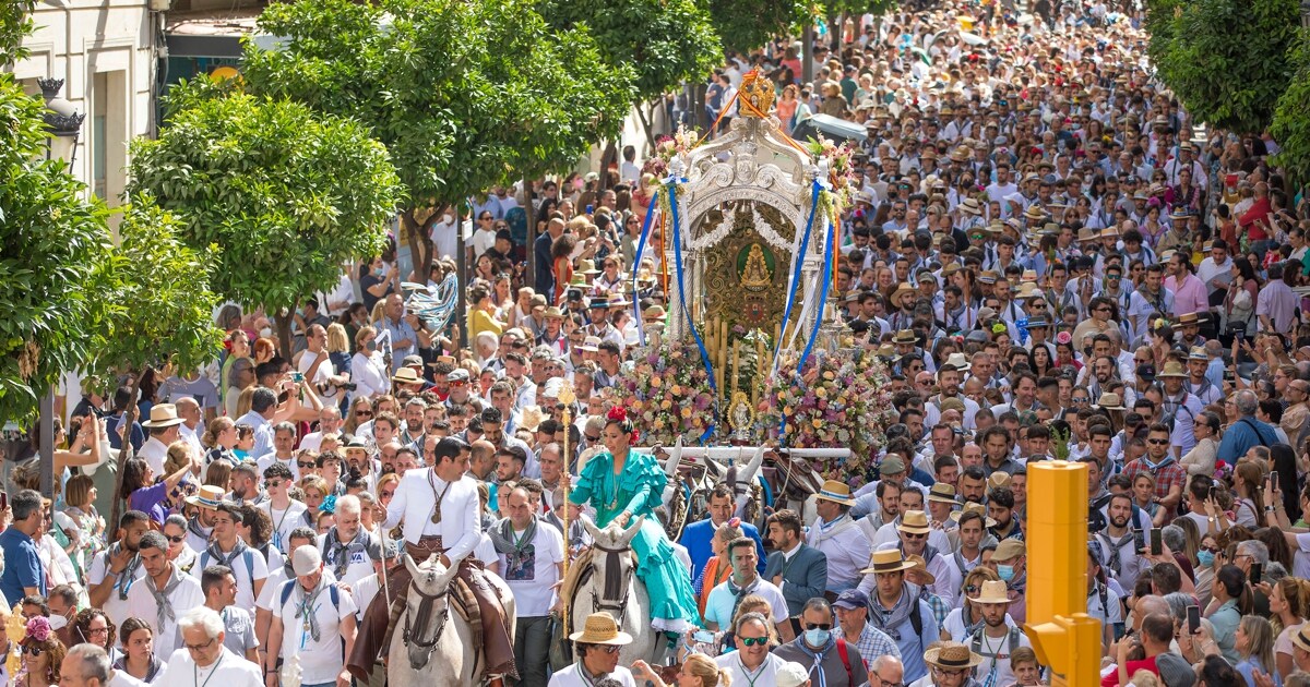 Horario e Itinerario Salida de la Hermandad de la Virgen del Rocio. Huelva 25 de Mayo del 2023