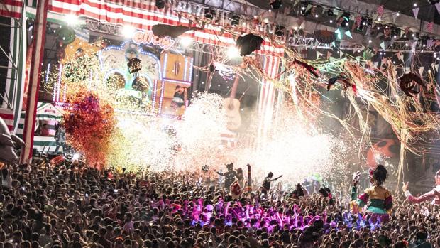 Elrow 2018 en Sevilla, con el Auditorio Rocío Jurado en plena explosión de música y animación