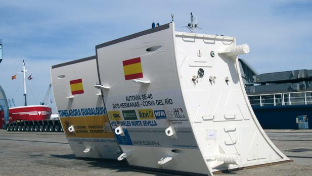La tuneladora almacenada
